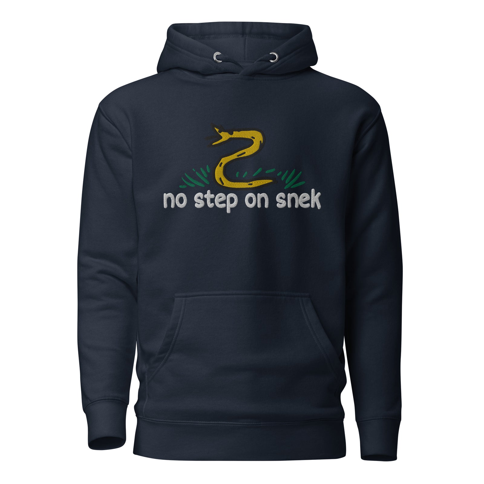 No Step on Snek Embroidered Unisex Hoodie