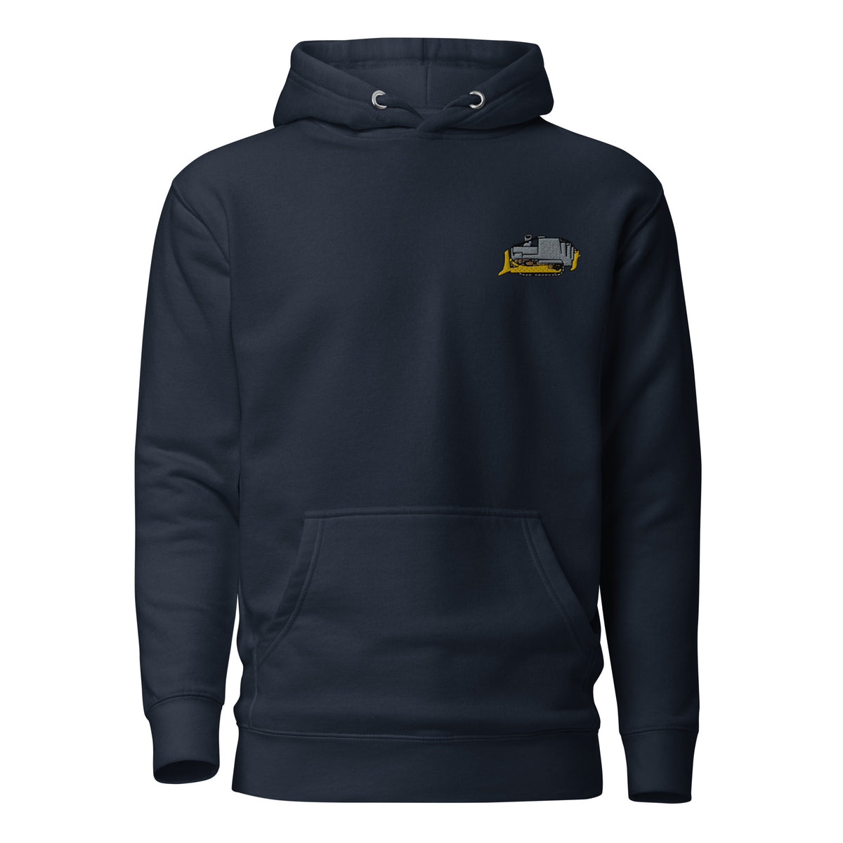 Navy blue Killdozer Embroidered Hoodie by Liberty Maniacs