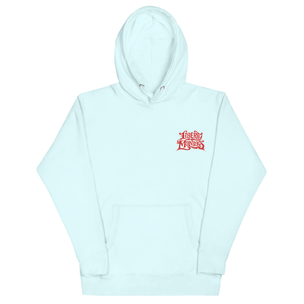 Liberty Maniacs Logo Embroidered Unisex Hoodie