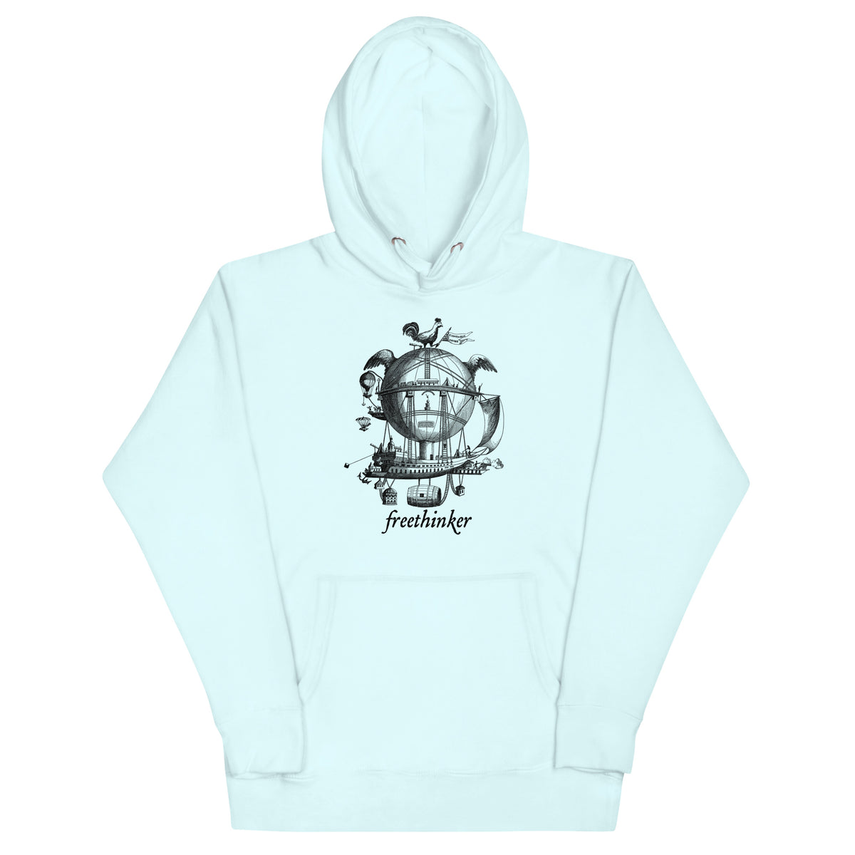 Freethinker California Fleece American Apparel Hoodie