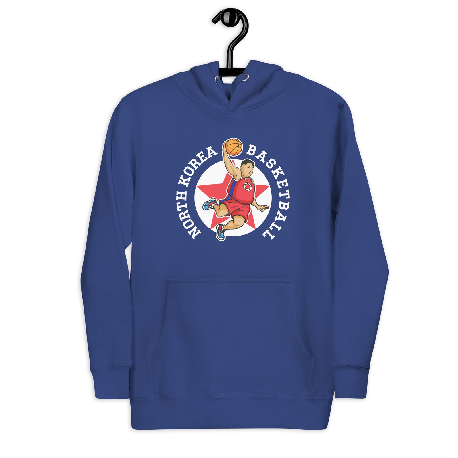 Air Un Rocketman North Korean Basketball Unisex Fleece Hoodie