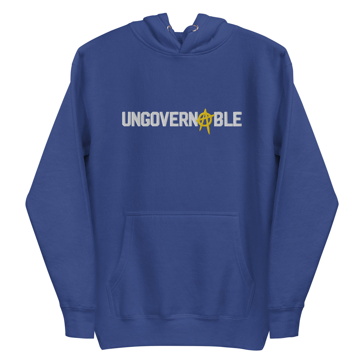 Ungovernable Embroidered Unisex Hoodie