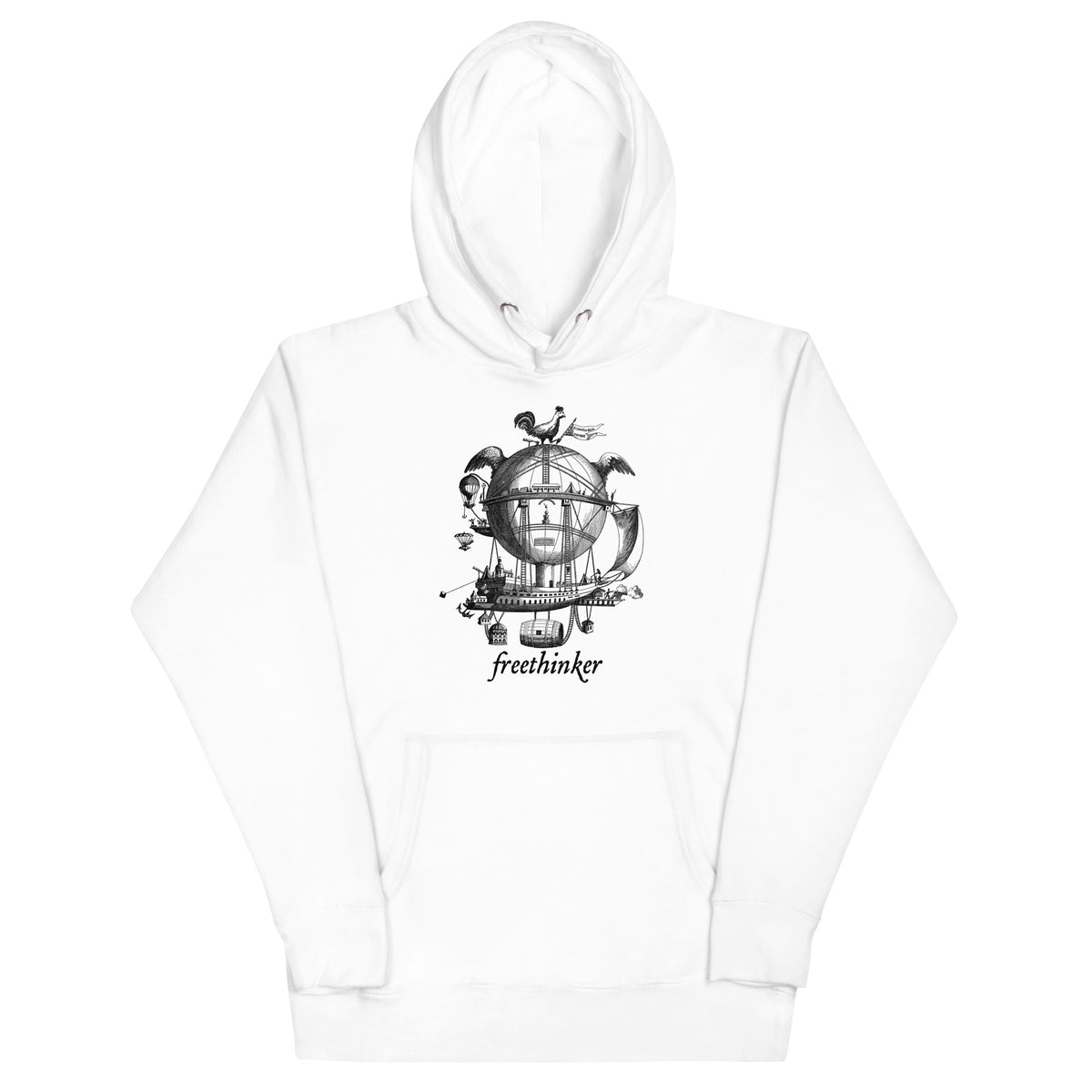Freethinker California Fleece American Apparel Hoodie