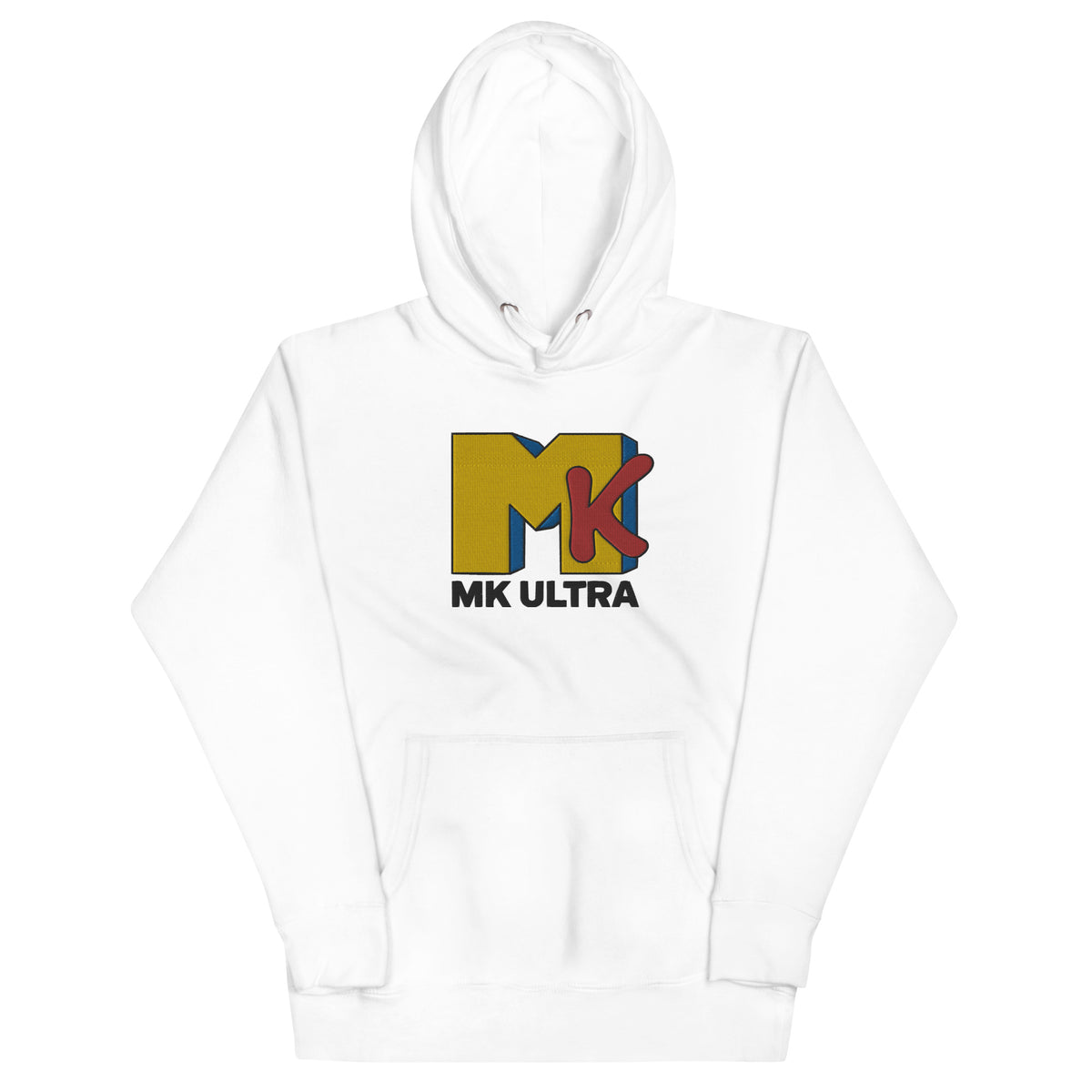 MK Ultra Parody Embroidered Hoodie