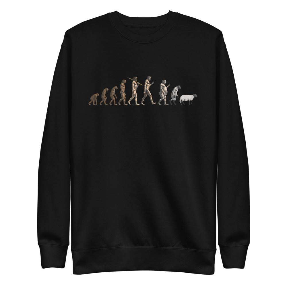 March of Devolution Sheeple Unisex Premium Sweatshirt