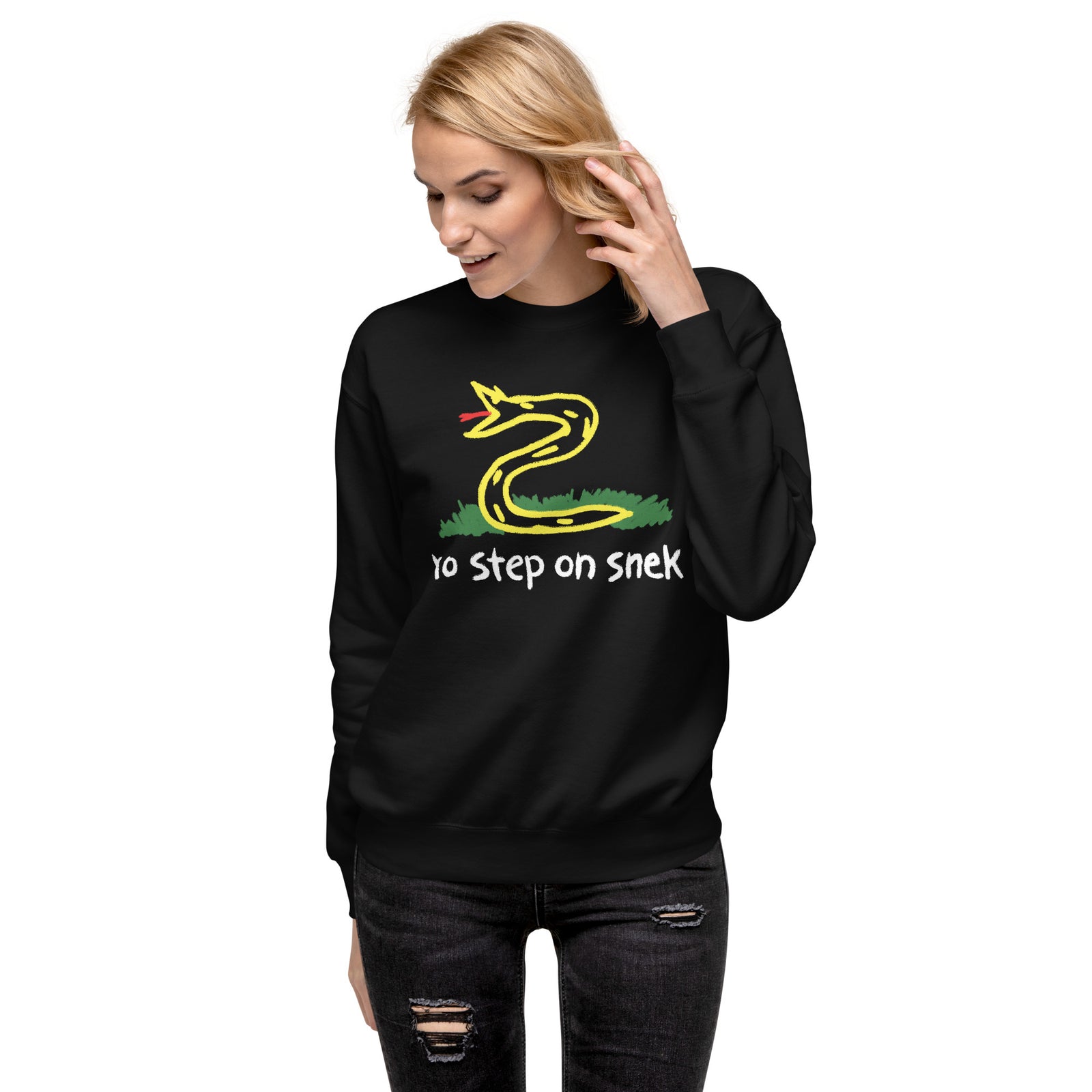 No Step On Snek Crewneck Sweatshirt
