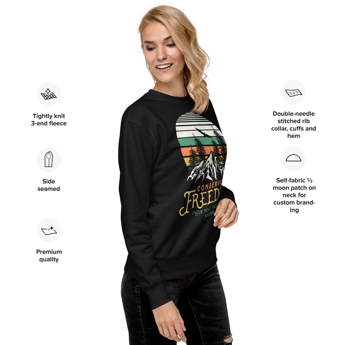 Conserve Freedom Crewneck Sweatshirt