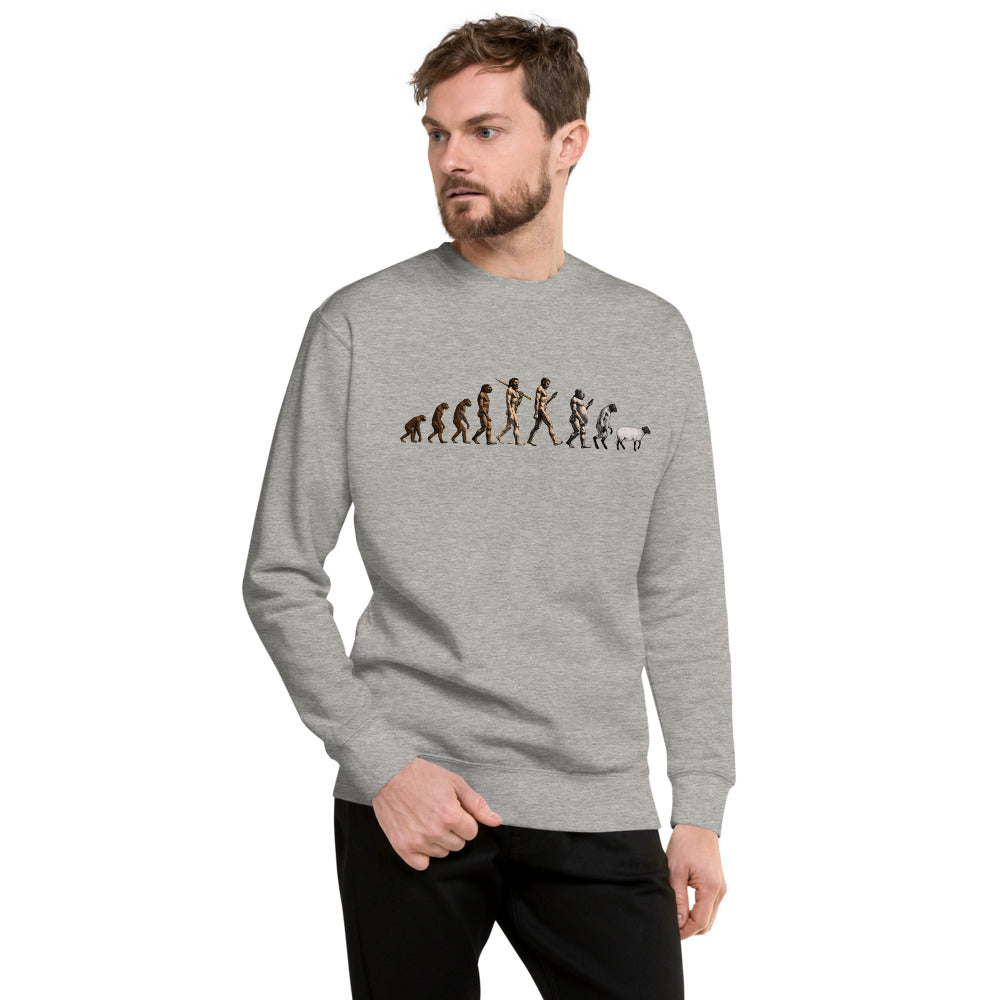 March of Devolution Sheeple Unisex Premium Sweatshirt