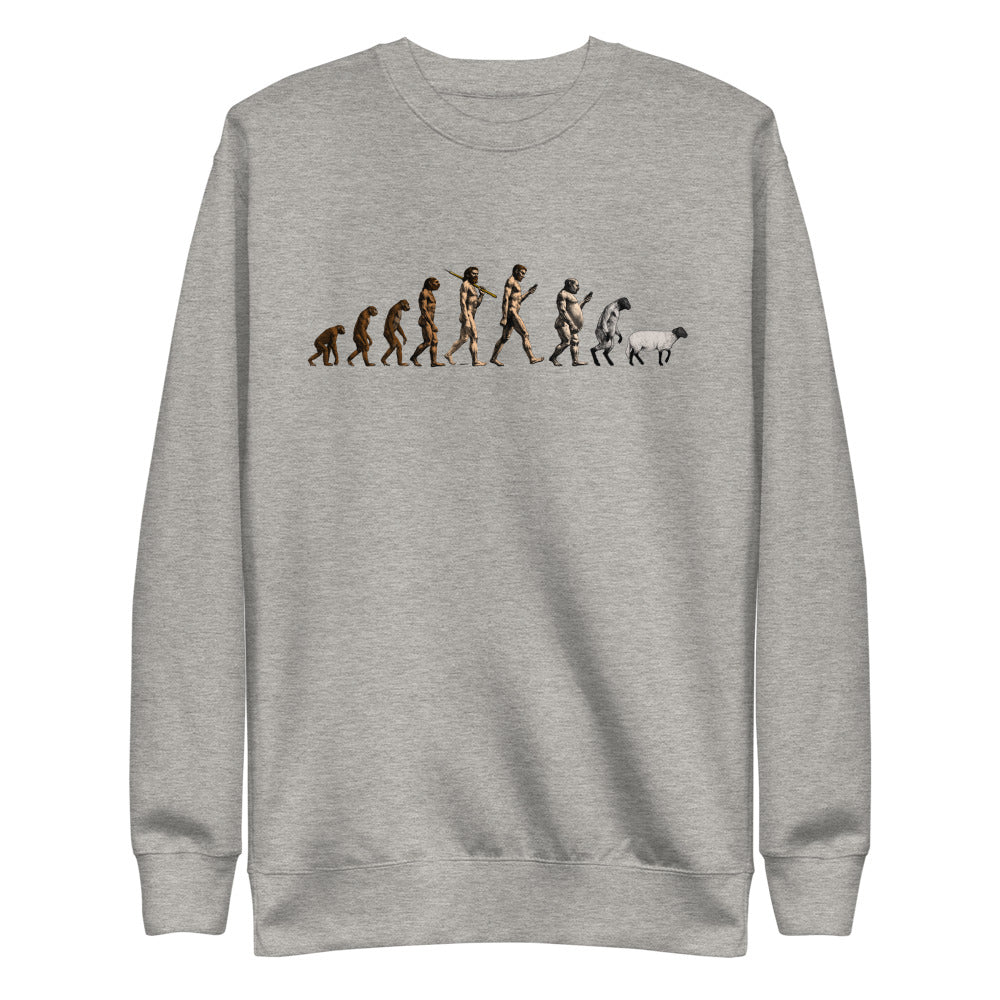 March of Devolution Sheeple Unisex Premium Sweatshirt