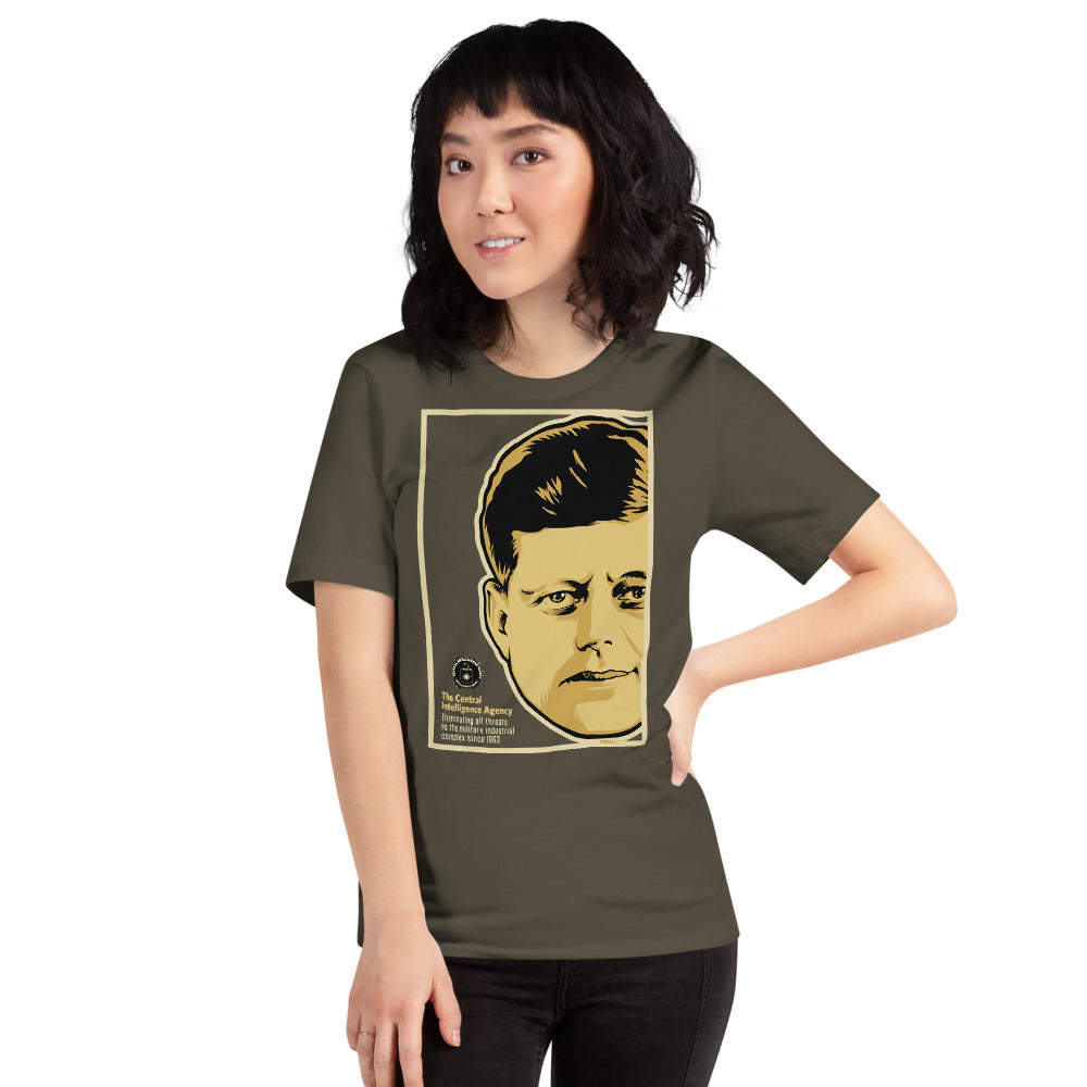 Central Intelligence Agency Military Industrial Complex JFK Short-Sleeve Unisex T-Shirt