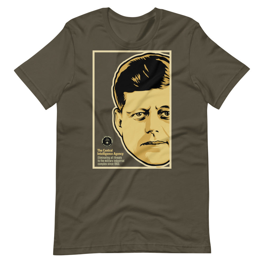 Central Intelligence Agency Military Industrial Complex JFK Short-Sleeve Unisex T-Shirt
