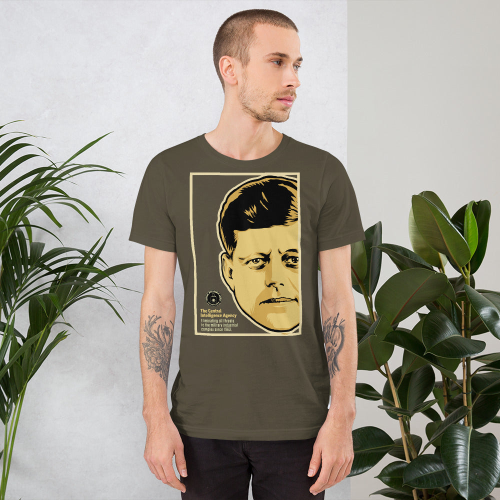 Central Intelligence Agency Military Industrial Complex JFK Short-Sleeve Unisex T-Shirt