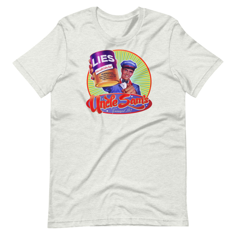 Government Canned Lies Retro T-Shirt