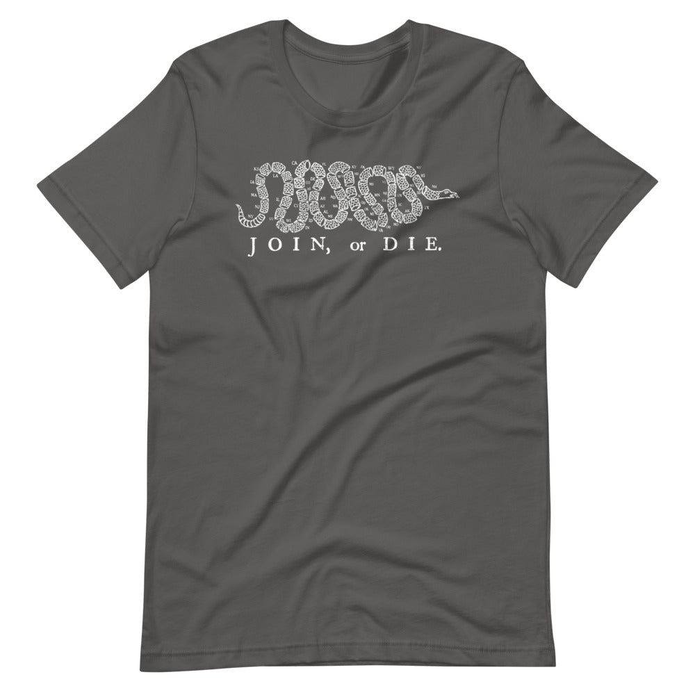 Join or Die 50 States Snake Classic 40s T-shirt