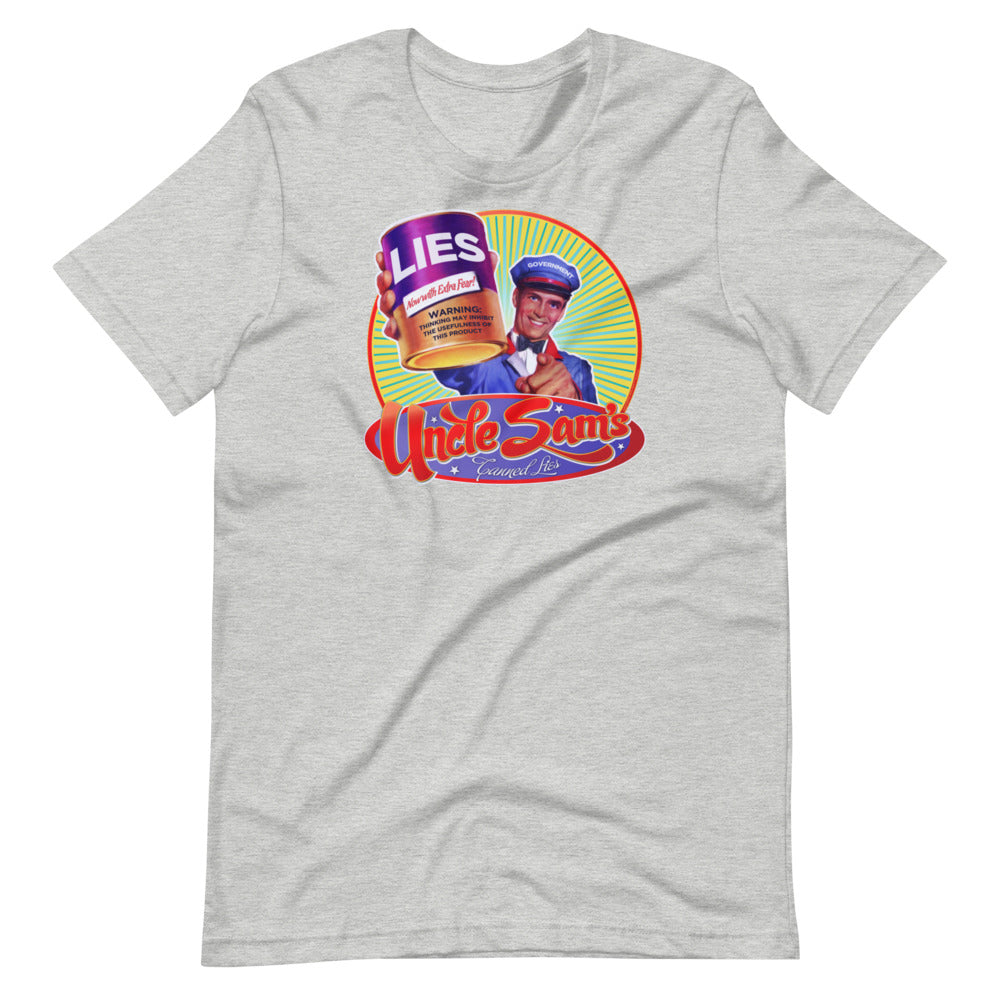 Government Canned Lies Retro T-Shirt