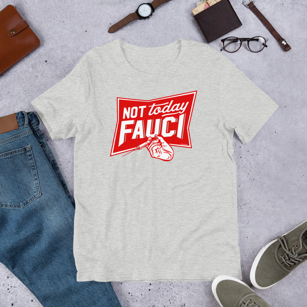 Not Today Fauci Short-Sleeve Unisex T-Shirt