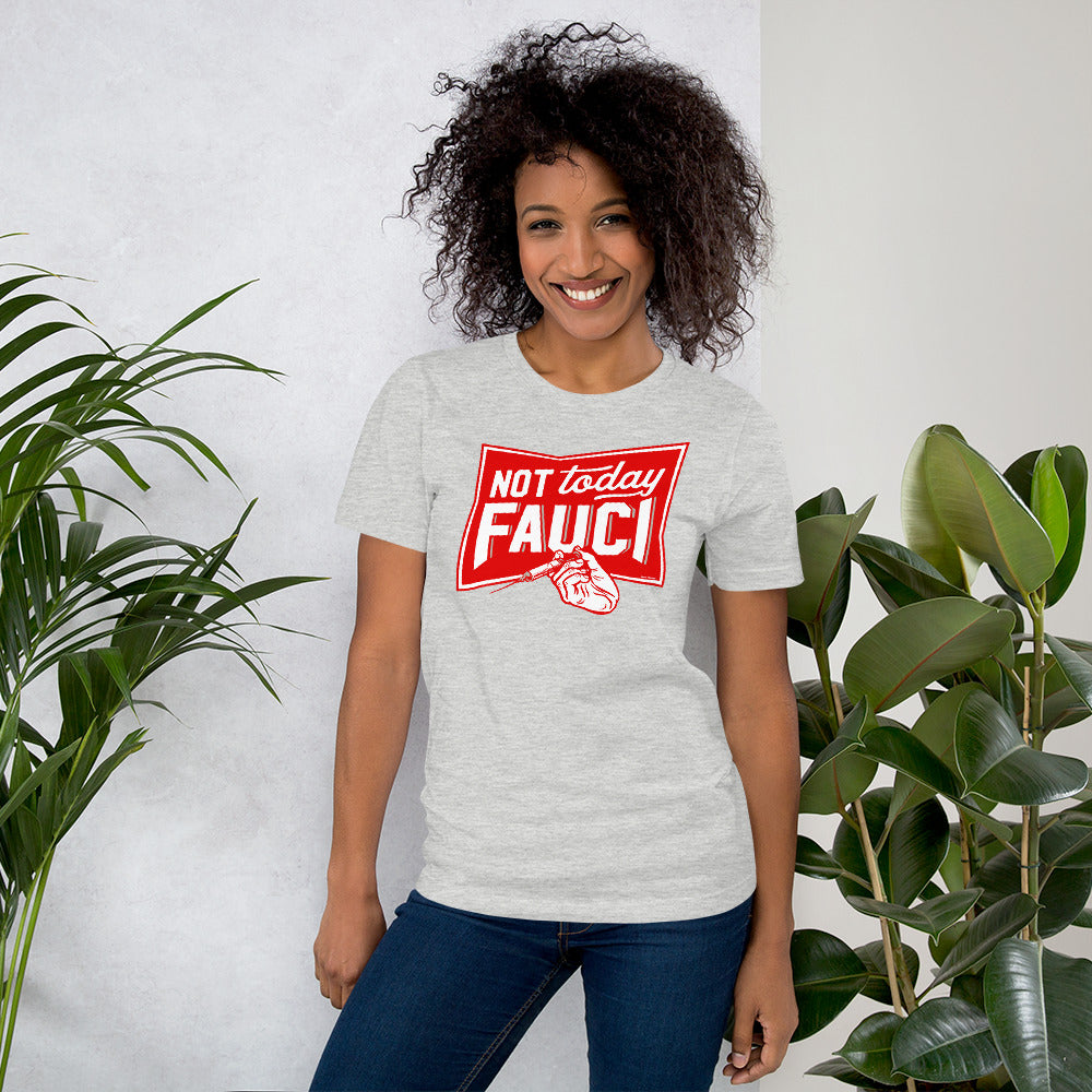 Not Today Fauci Short-Sleeve Unisex T-Shirt