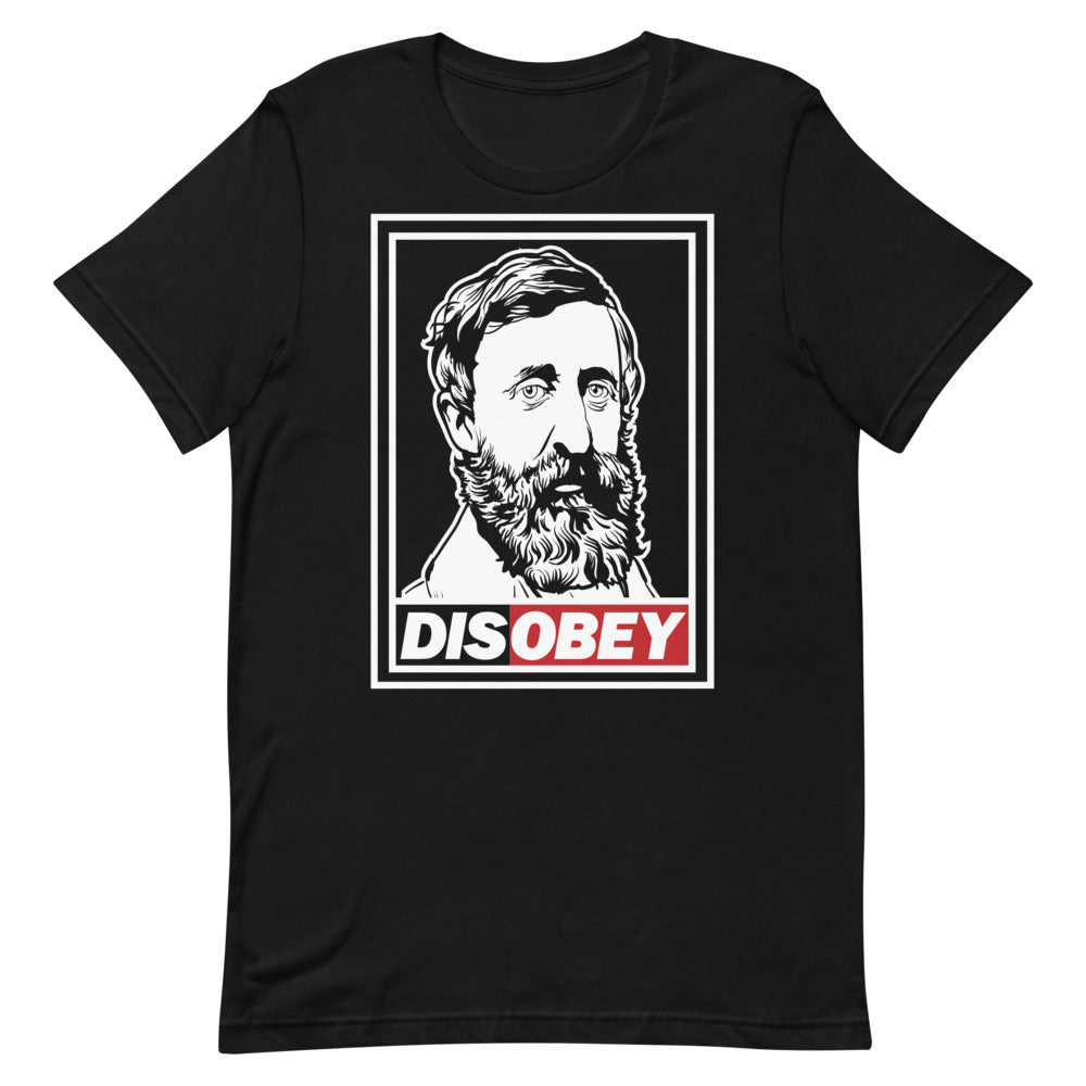 Henry David Thoreau DISOBEY Short-Sleeve Unisex T-Shirt