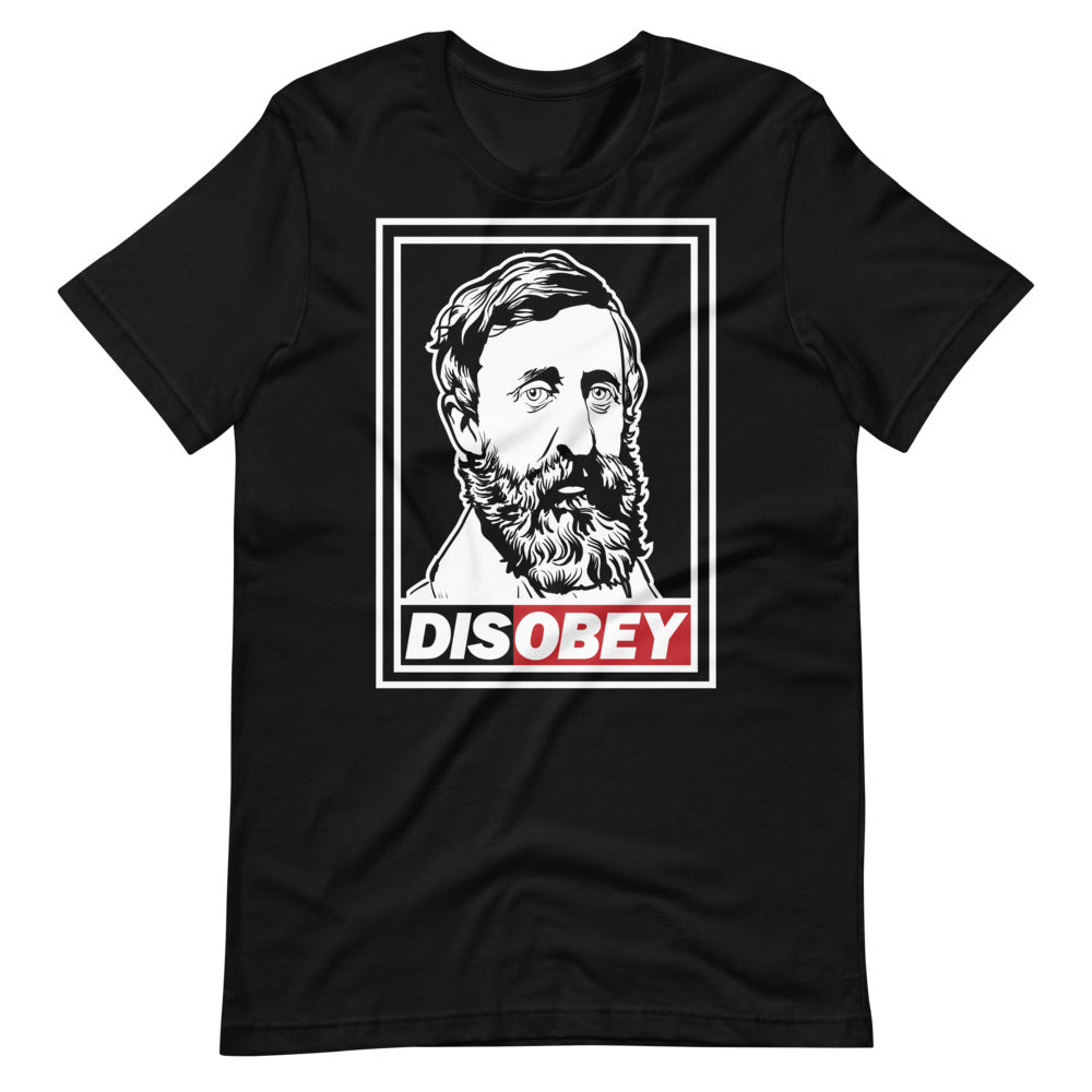 Henry David Thoreau DISOBEY Short-Sleeve Unisex T-Shirt