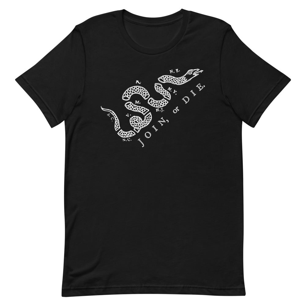Join or Die Men&#39;s Vintage Graphic T-shirt
