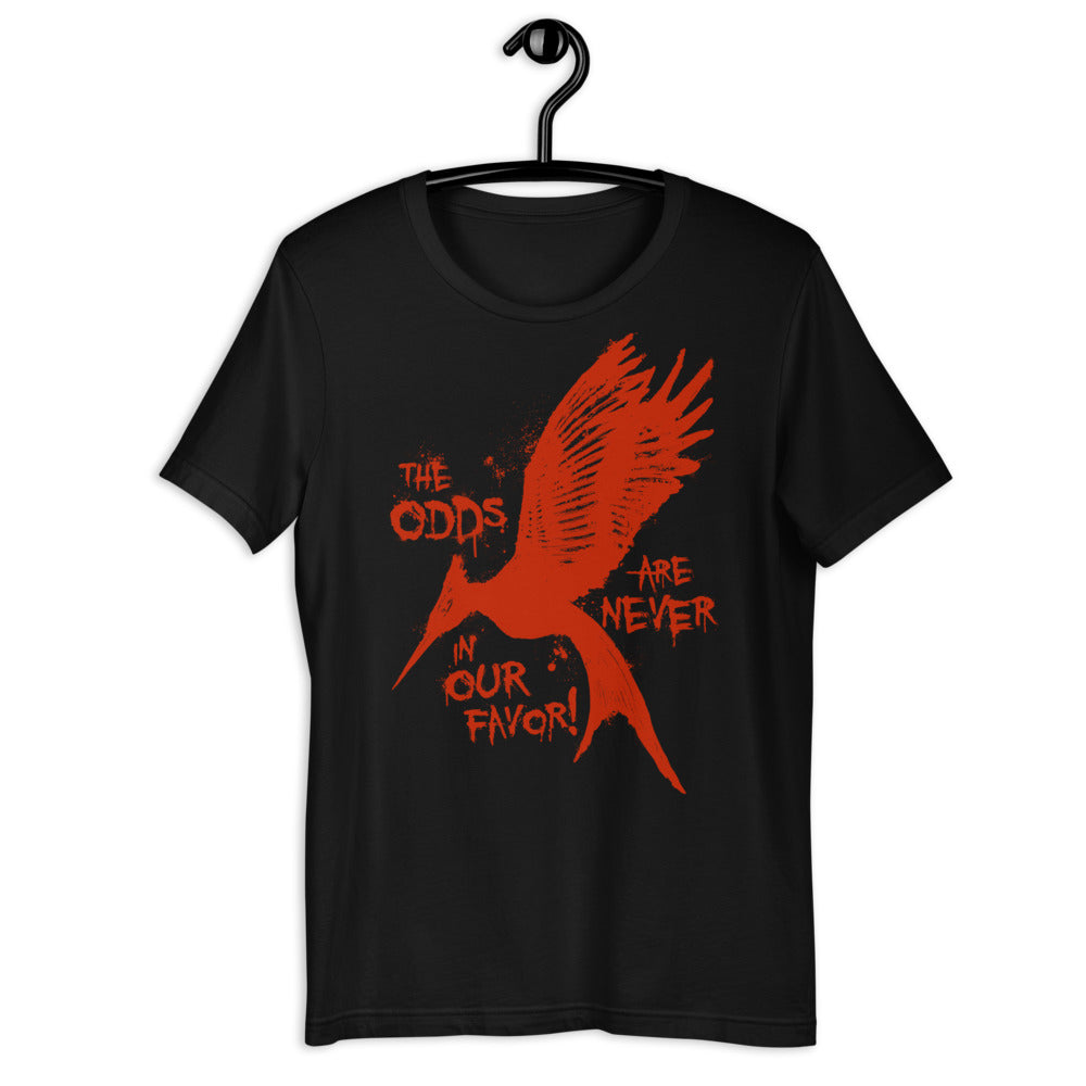 The Odd Are Never In Our Favor Mockingjay Short-Sleeve Unisex T-Shirt