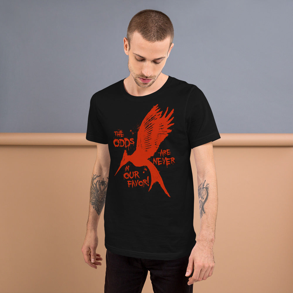 The Odd Are Never In Our Favor Mockingjay Short-Sleeve Unisex T-Shirt