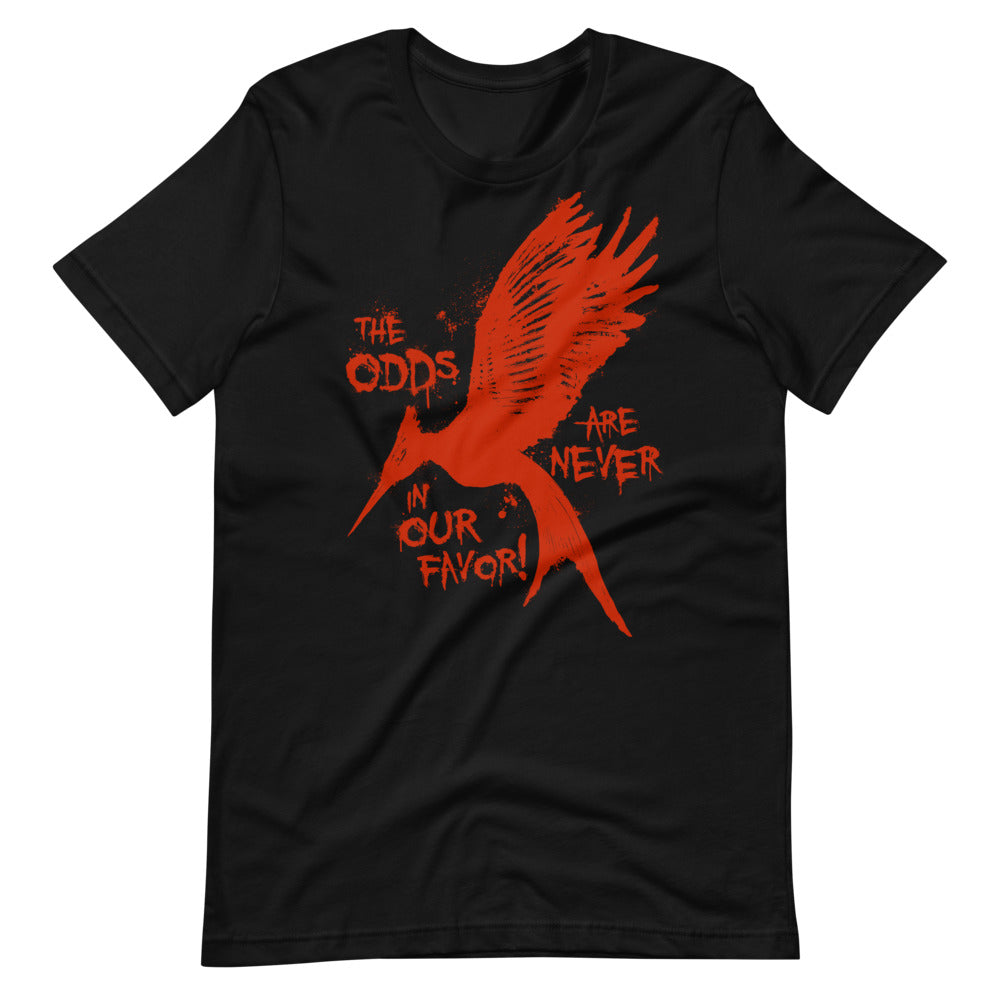 The Odd Are Never In Our Favor Mockingjay Short-Sleeve Unisex T-Shirt