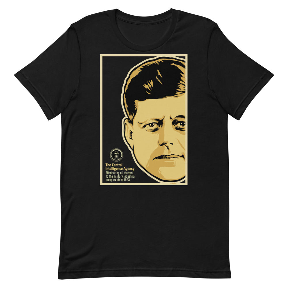 Central Intelligence Agency Military Industrial Complex JFK Short-Sleeve Unisex T-Shirt