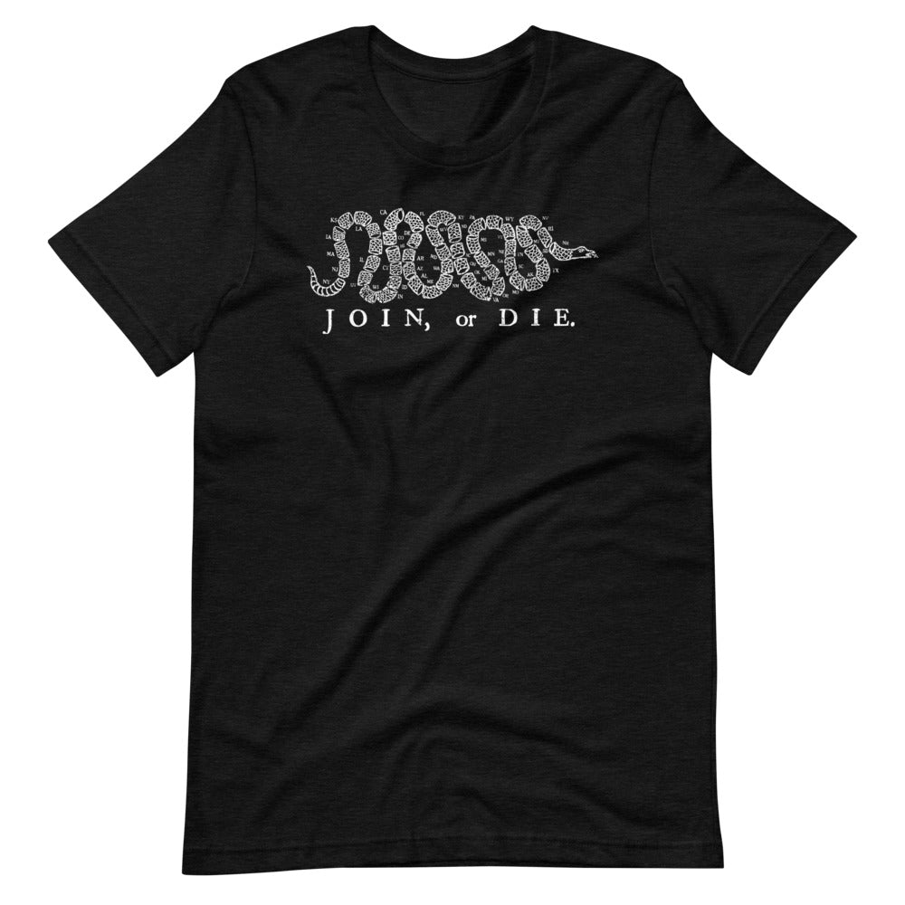 Join or Die 50 States Snake Classic 40s T-shirt