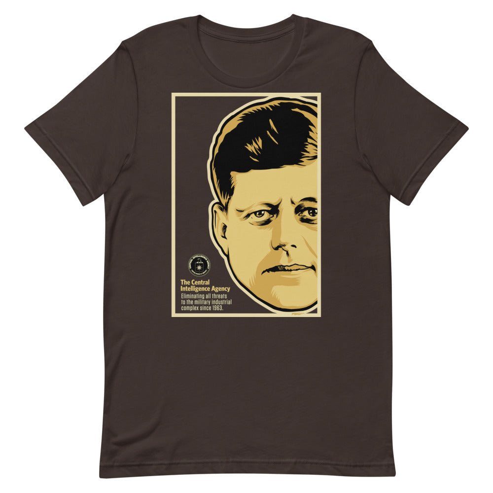 Central Intelligence Agency Military Industrial Complex JFK Short-Sleeve Unisex T-Shirt