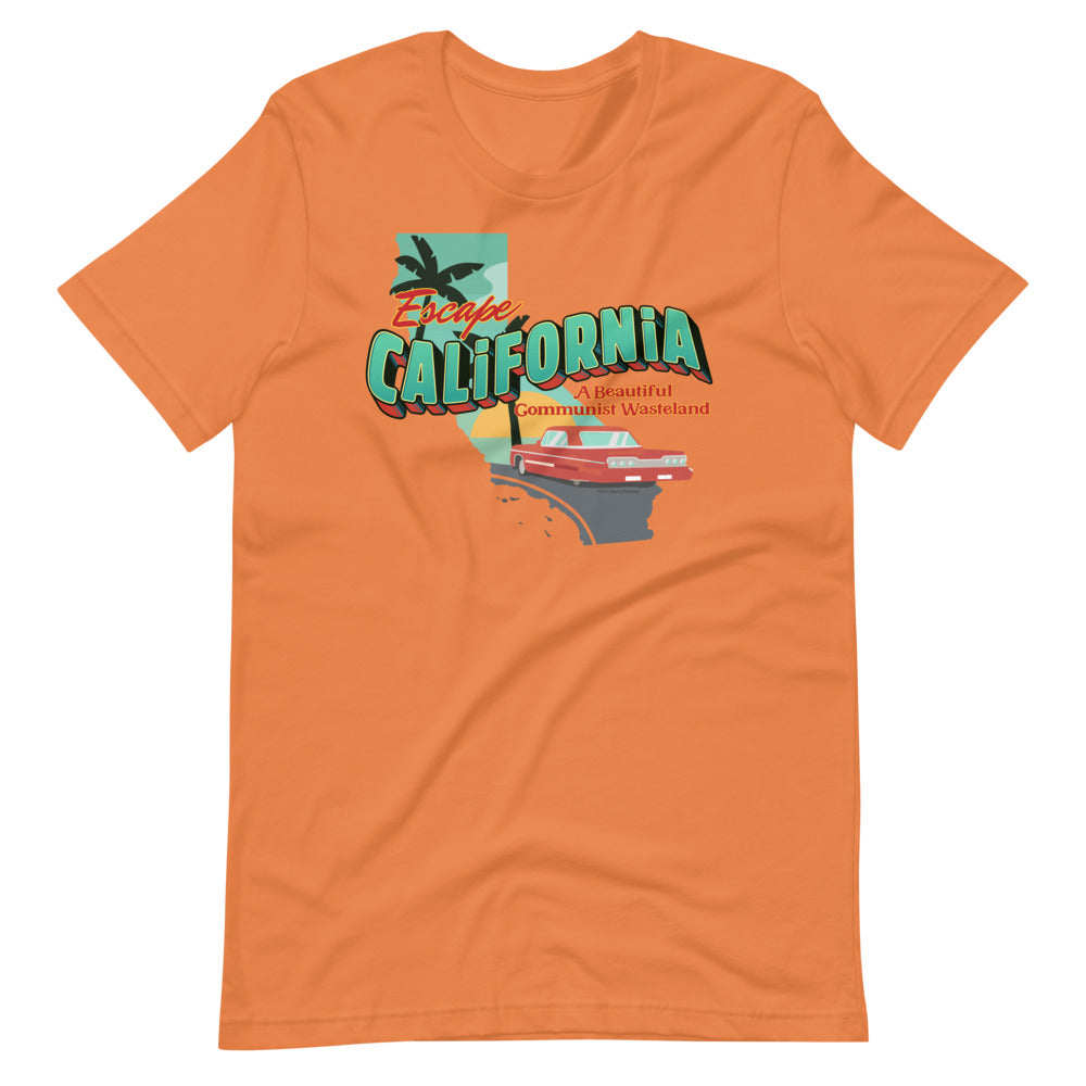 Escape California A Beautiful Communist Wasteland Short-Sleeve Unisex T-Shirt