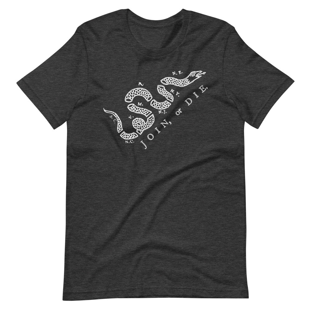 Join or Die Men&#39;s Vintage Graphic T-shirt