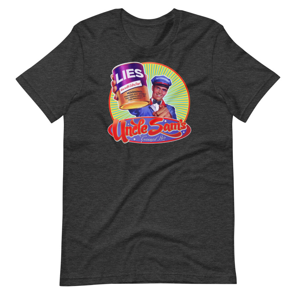 Government Canned Lies Retro T-Shirt