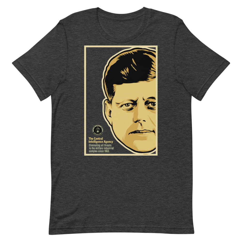 Central Intelligence Agency Military Industrial Complex JFK Short-Sleeve Unisex T-Shirt