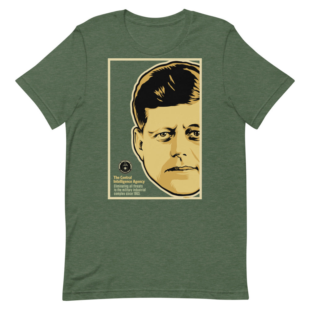 Central Intelligence Agency Military Industrial Complex JFK Short-Sleeve Unisex T-Shirt