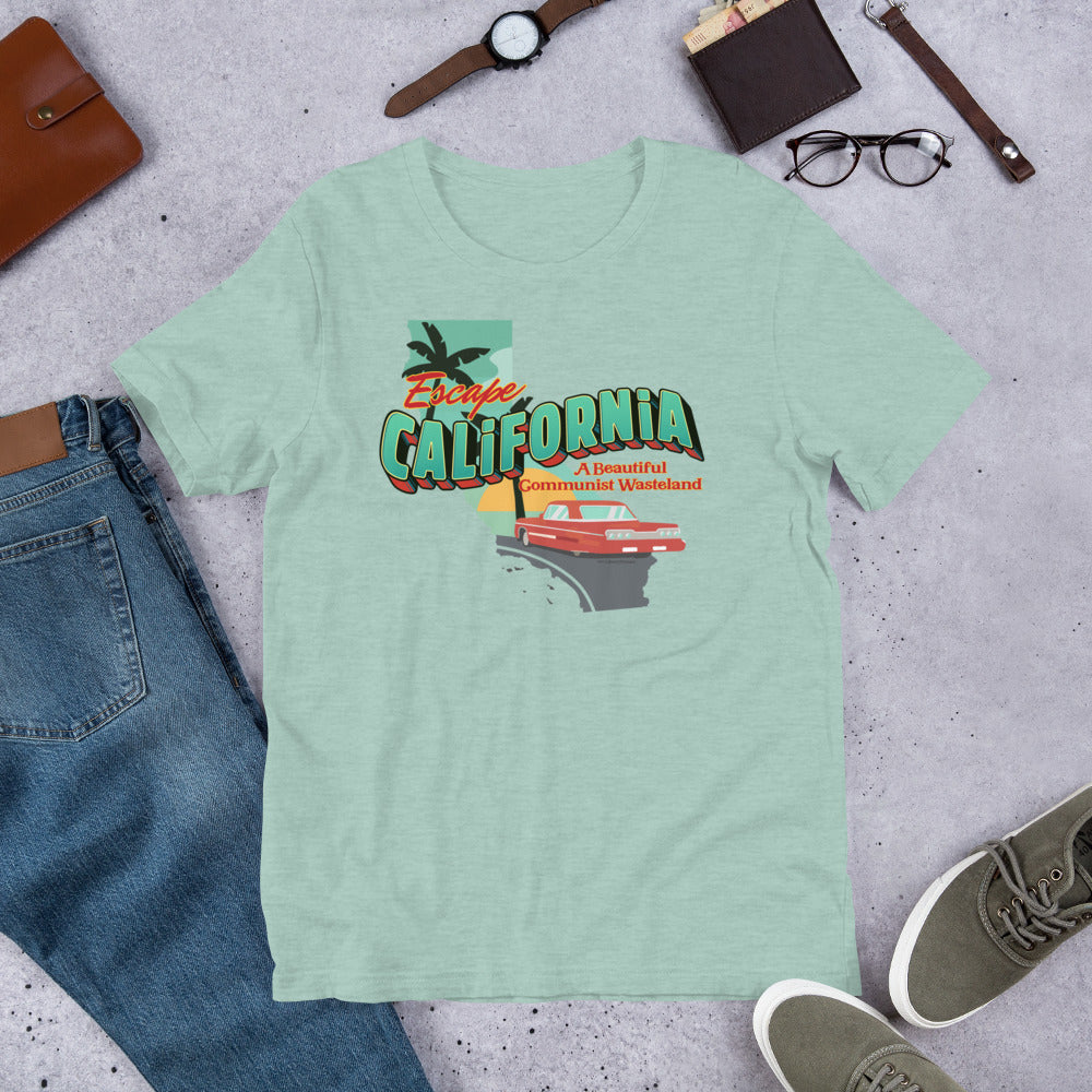 Escape California A Beautiful Communist Wasteland Short-Sleeve Unisex T-Shirt