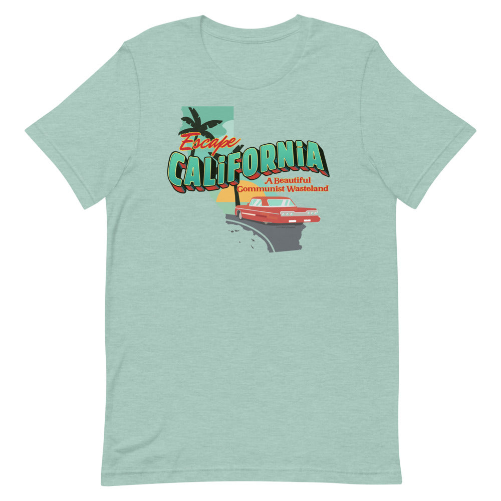Escape California A Beautiful Communist Wasteland Short-Sleeve Unisex T-Shirt
