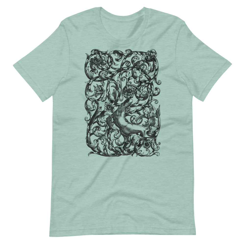 Beauty Conquering Brutality Graphic T-Shirt