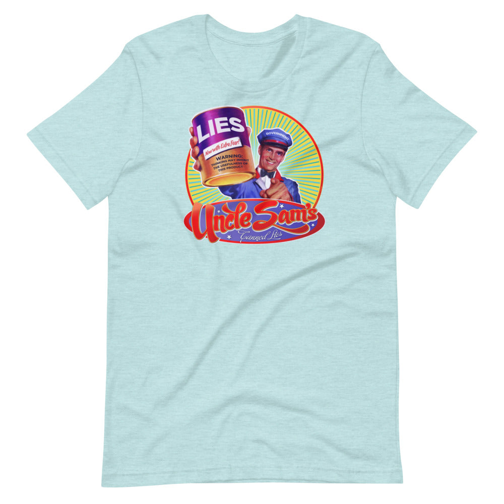 Government Canned Lies Retro T-Shirt