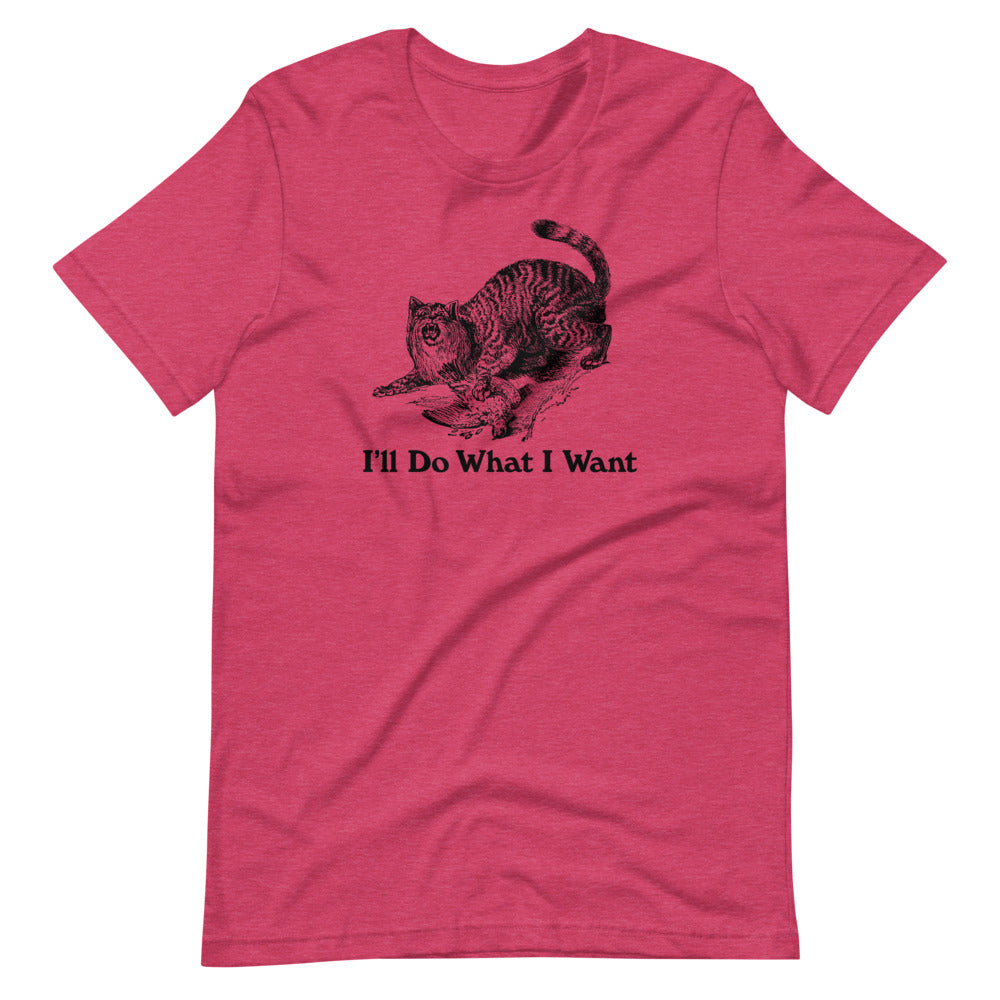 Wildcat I'll Do What I Want Short-Sleeve Unisex T-Shirt