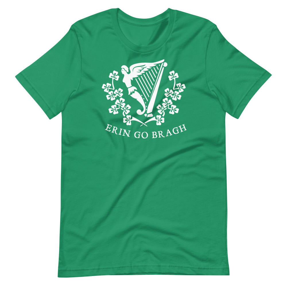 Erin Go Bragh Harp Short-Sleeve Unisex T-Shirt