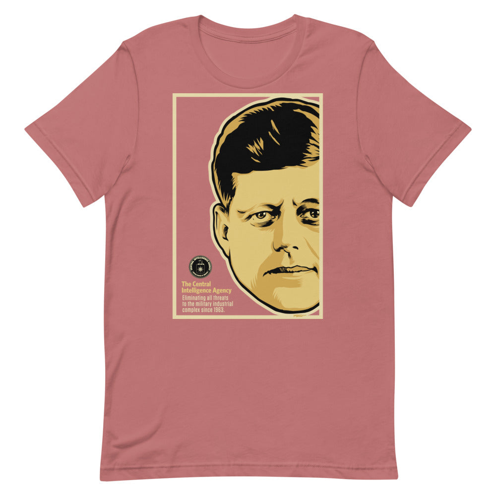 Central Intelligence Agency Military Industrial Complex JFK Short-Sleeve Unisex T-Shirt