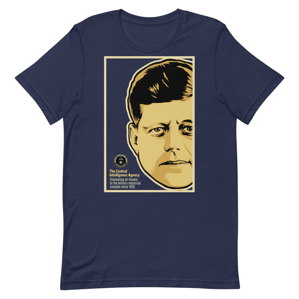 Central Intelligence Agency Military Industrial Complex JFK Short-Sleeve Unisex T-Shirt