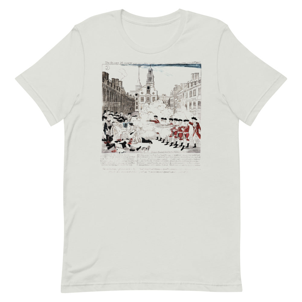 Boston Massacre Paul Revere Vintage Short-Sleeve Unisex T-Shirt