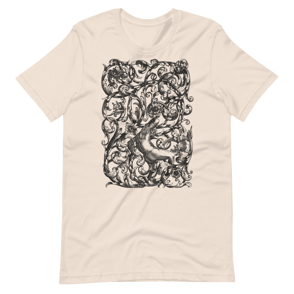 Beauty Conquering Brutality Graphic T-Shirt