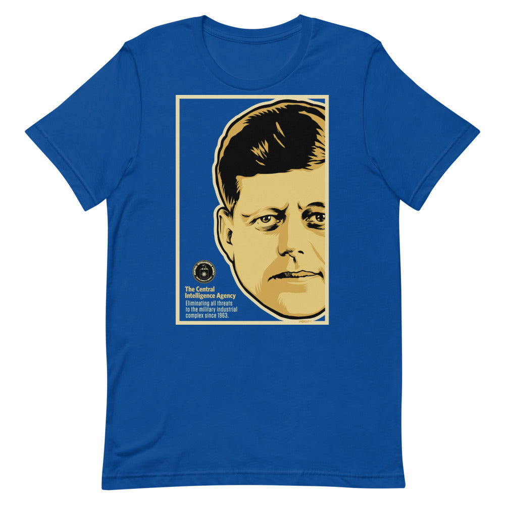 Central Intelligence Agency Military Industrial Complex JFK Short-Sleeve Unisex T-Shirt