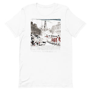 Boston Massacre Paul Revere Vintage Short-Sleeve Unisex T-Shirt
