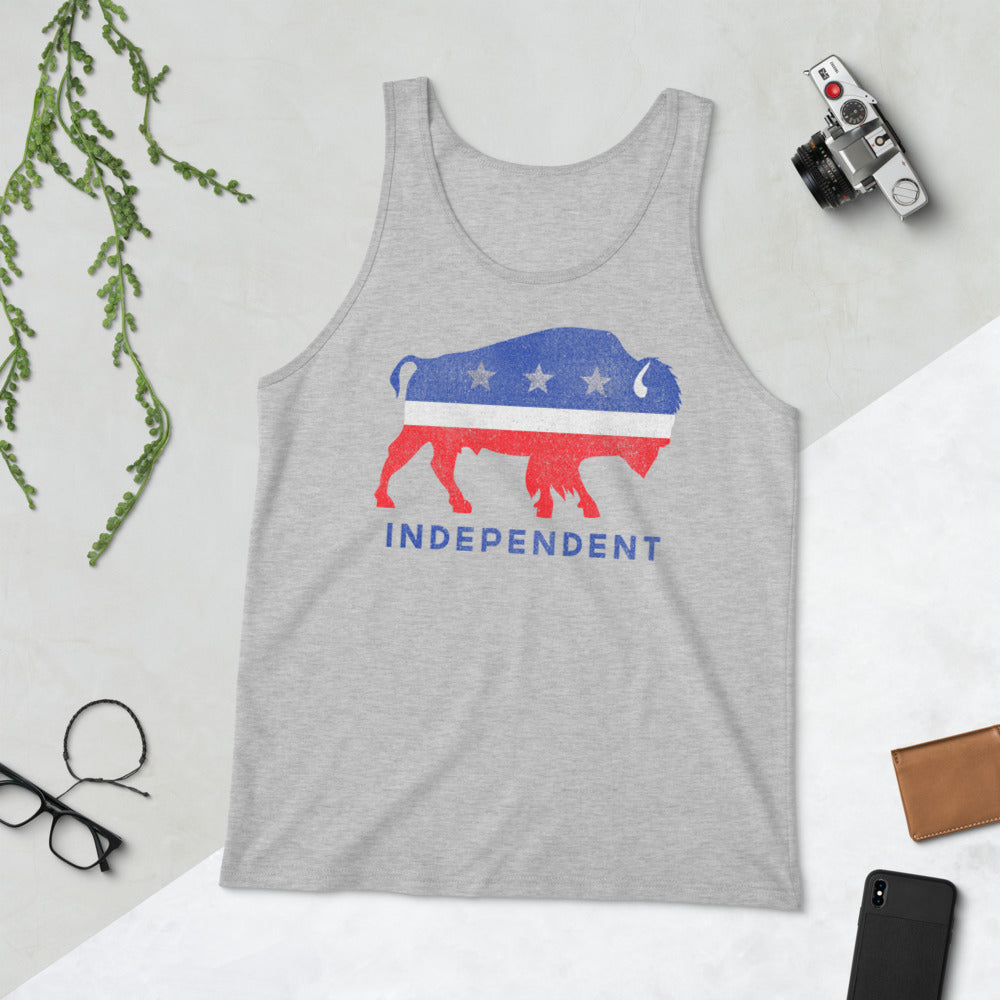 Independent Bison Distressed Unisex Tank Top