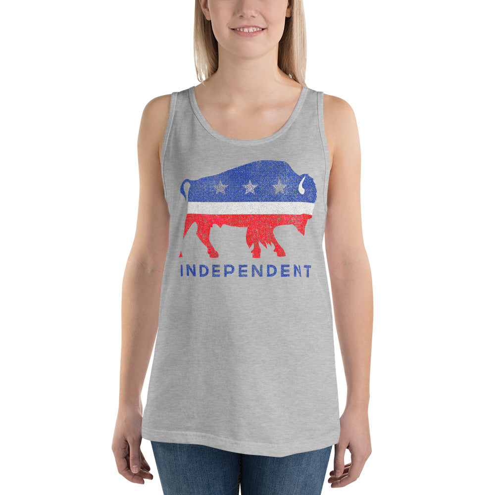 Independent Bison Distressed Unisex Tank Top