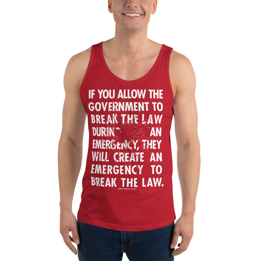 Government Emergency Unisex Tank Top